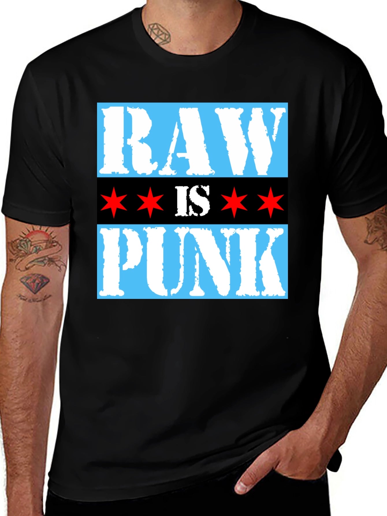 Raw is Punk T-Shirt - Chicago Style