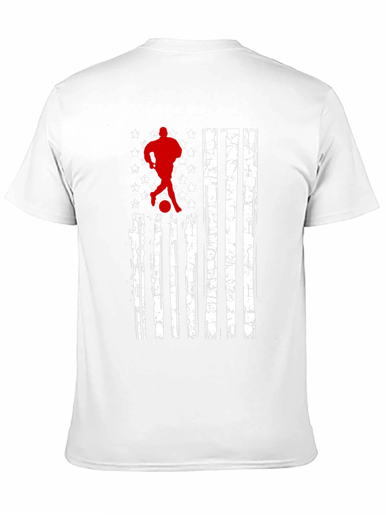 Soccer USA Flag T-Shirt - Patriotic Graphic Tee