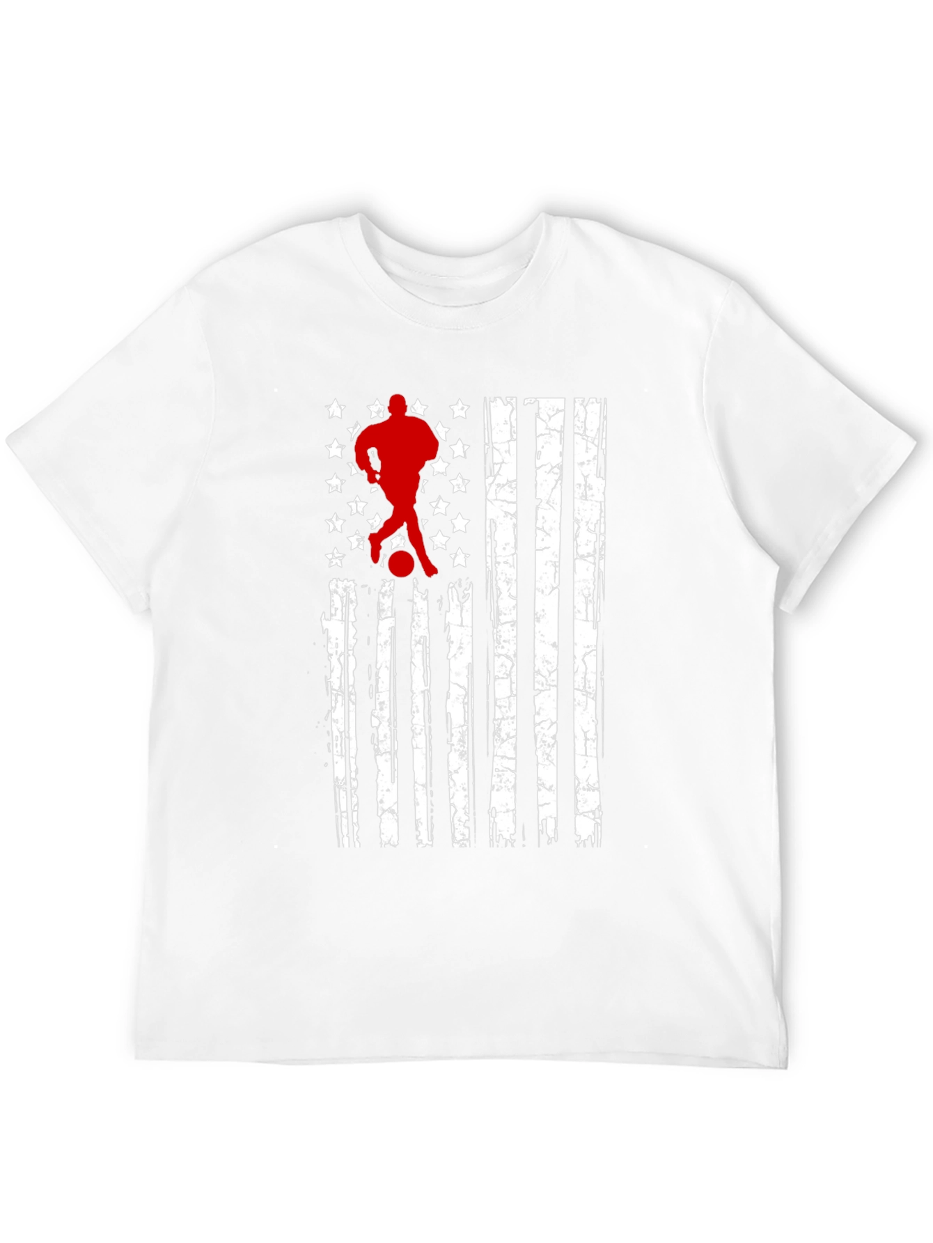 Soccer USA Flag T-Shirt - Patriotic Graphic Tee