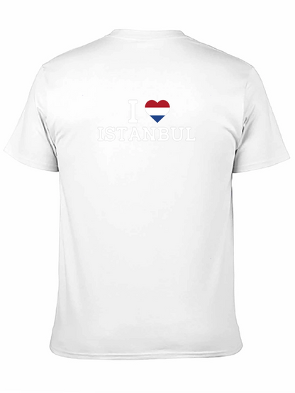 I Heart Istanbul T-Shirt - Black Short Sleeve