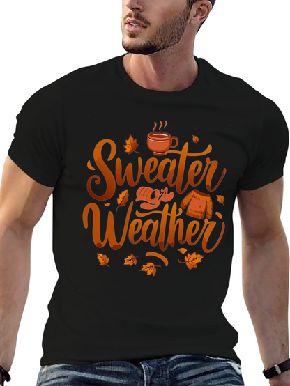 Sweater Weather T-Shirt - Autumn Vibes