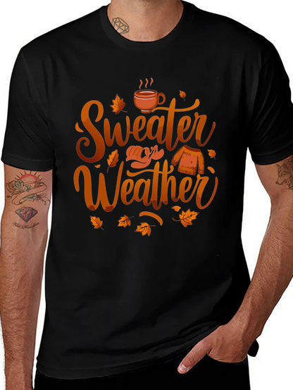 Sweater Weather T-Shirt - Autumn Vibes