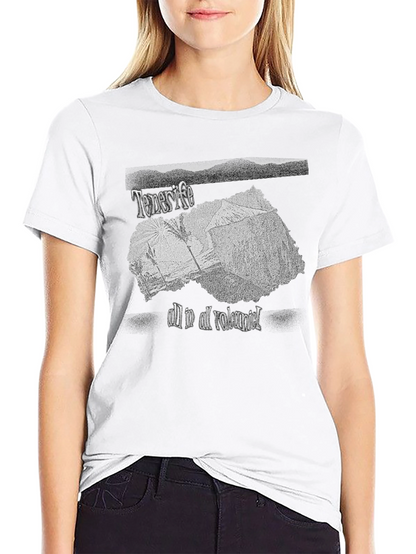 Tenerife Volcanic Graphic Tee - Black