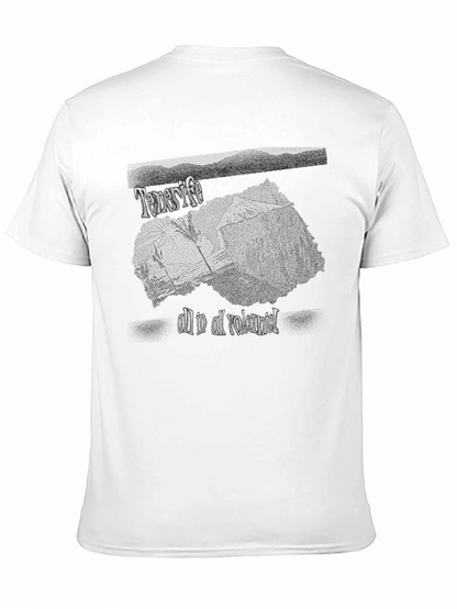 Tenerife Volcanic Graphic Tee - Black