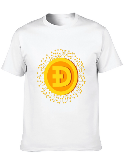 Dogecoin Crypto Graphic T-Shirt - Black