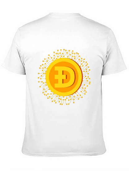 Dogecoin Crypto Graphic T-Shirt - Black