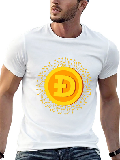 Dogecoin Crypto Graphic T-Shirt - Black