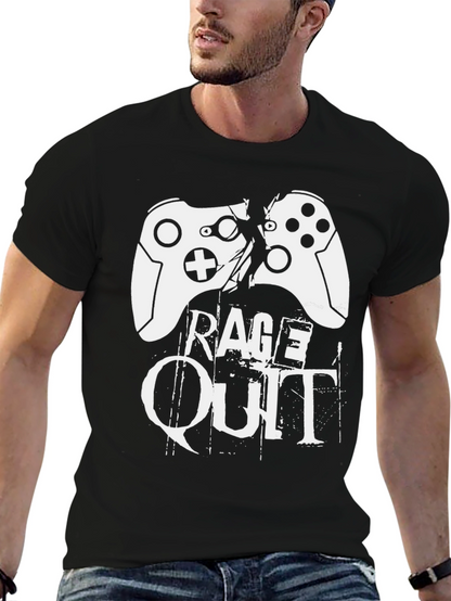 Rage Quit Gaming T-Shirt - Gamer Style