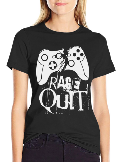 Rage Quit Gaming T-Shirt - Gamer Style