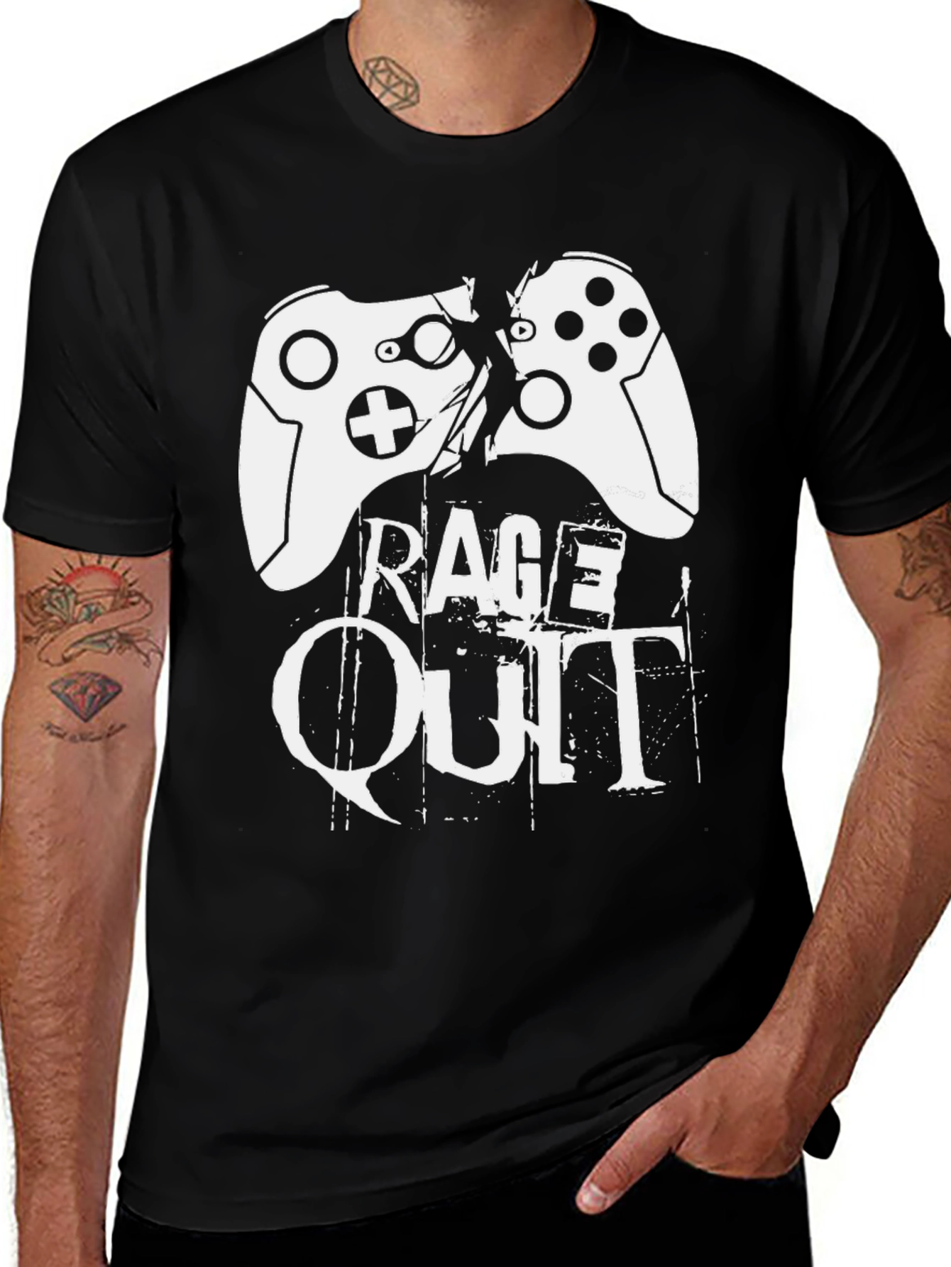 Rage Quit Gaming T-Shirt - Gamer Style