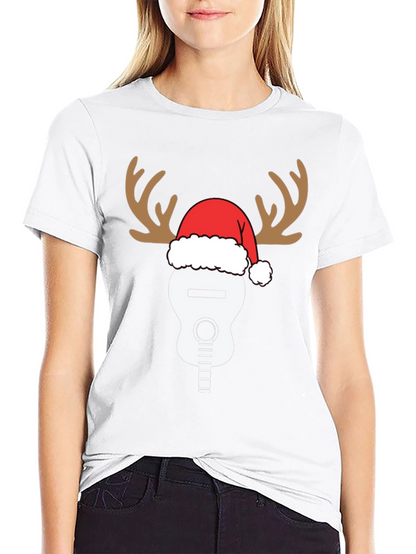 Reindeer Guitar Christmas T-Shirt