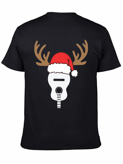 Reindeer Guitar Christmas T-Shirt