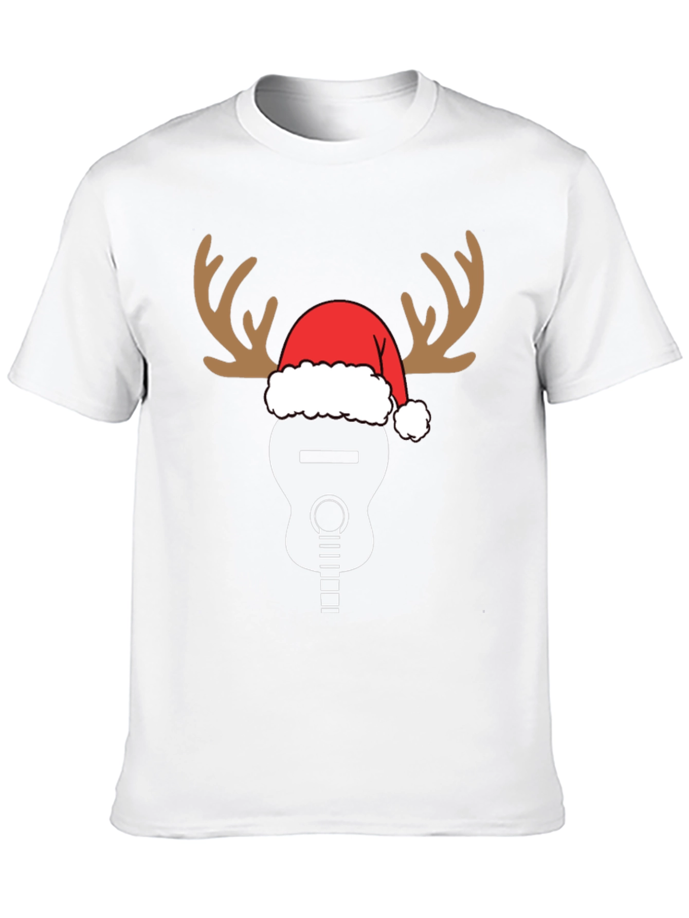 Reindeer Guitar Christmas T-Shirt