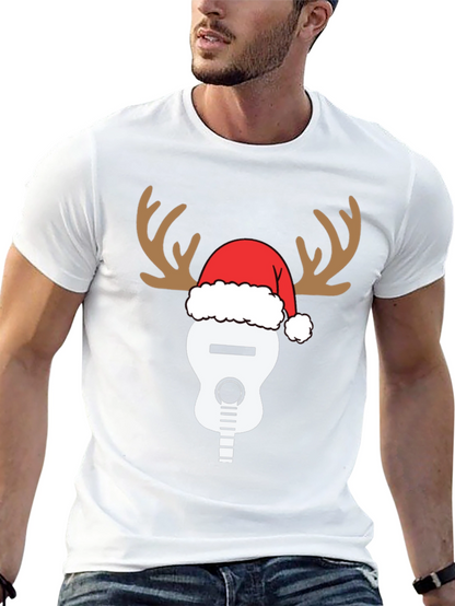 Reindeer Guitar Christmas T-Shirt