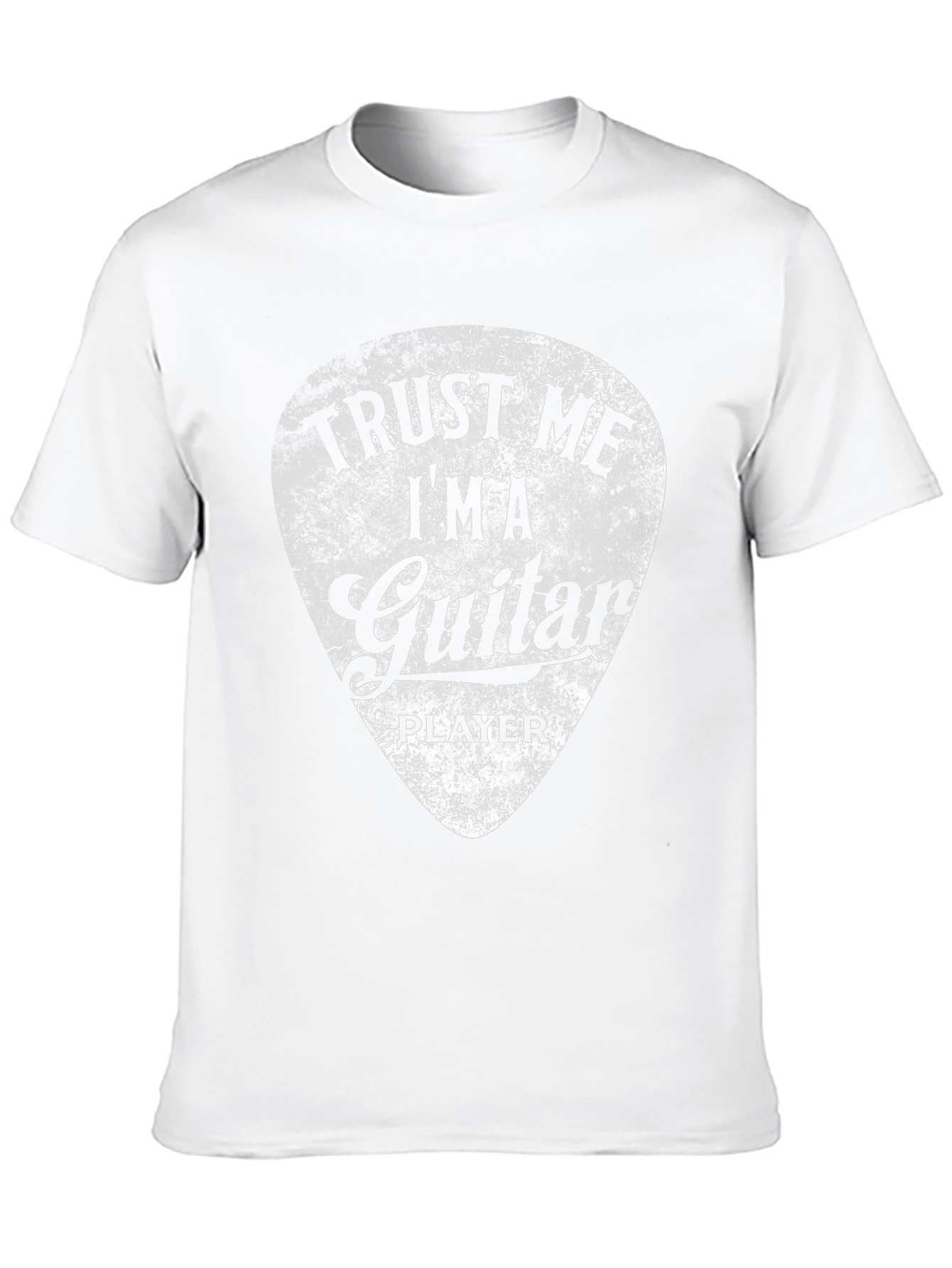 Trust Me Guitar Player Black Graphic T-Shirt