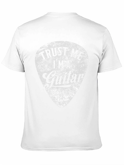 Trust Me Guitar Player Black Graphic T-Shirt