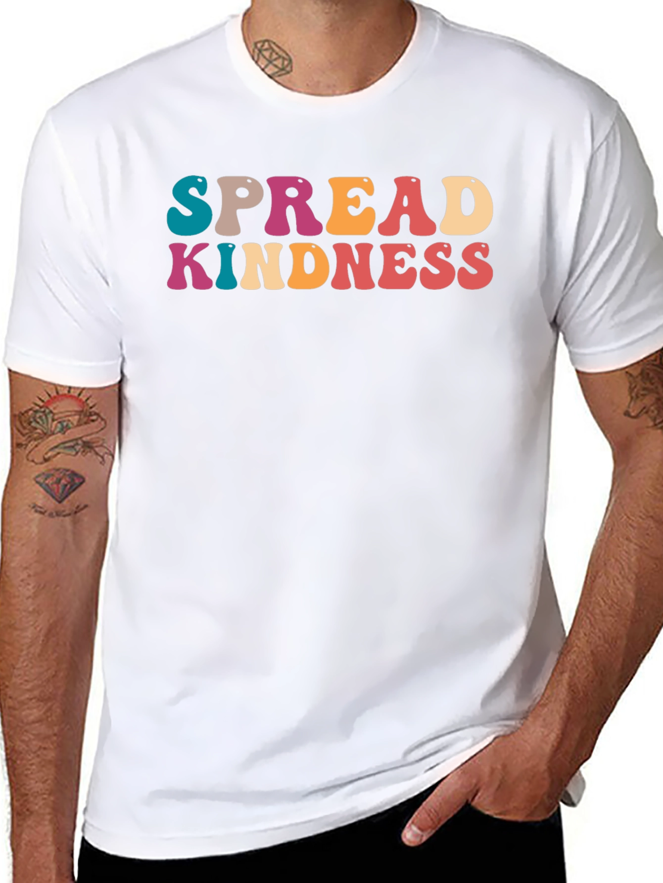 Spread Kindness Retro Graphic Tee