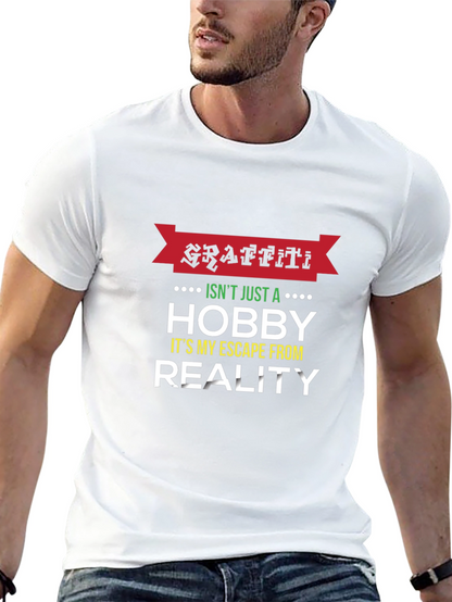 Graffiti Hobby Graphic Tee - Escape Reality T-Shirt