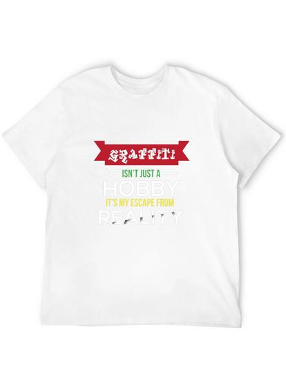 Graffiti Hobby Graphic Tee - Escape Reality T-Shirt