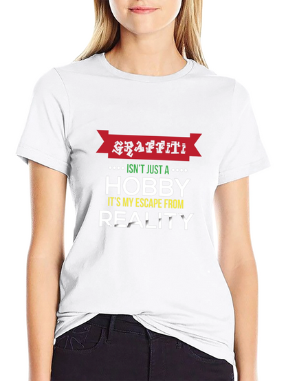 Graffiti Hobby Graphic Tee - Escape Reality T-Shirt