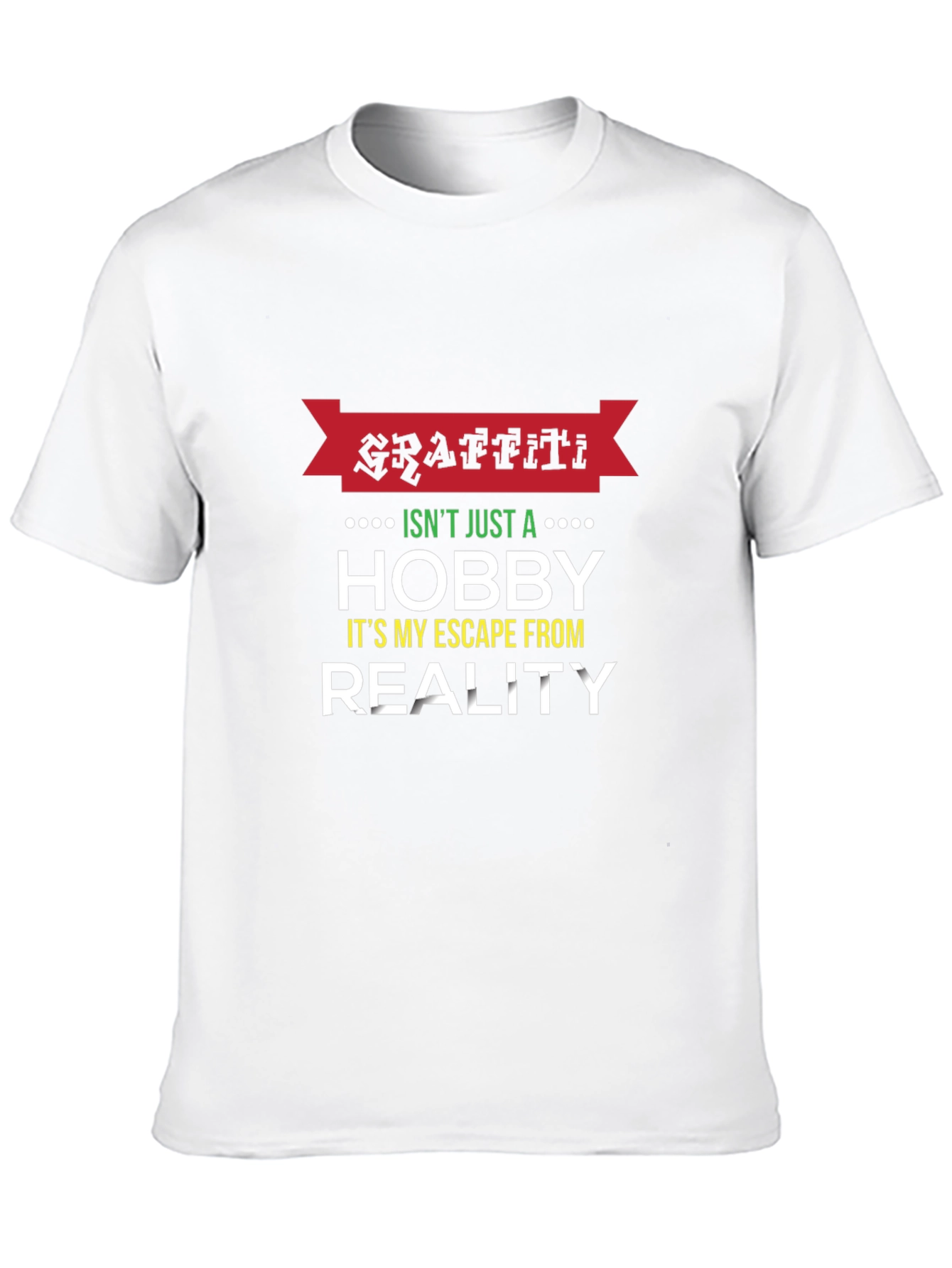 Graffiti Hobby Graphic Tee - Escape Reality T-Shirt