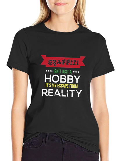 Graffiti Hobby Graphic Tee - Escape Reality T-Shirt