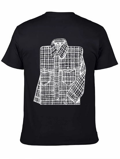 Plaid Shirt Graphic Tee