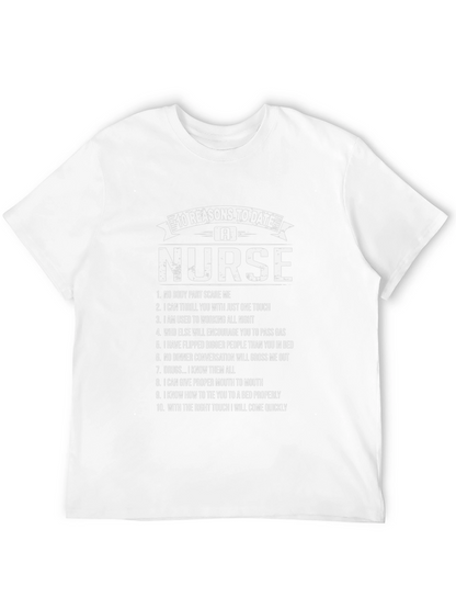 10 Reasons to Date a Nurse Graphic T-Shirt
