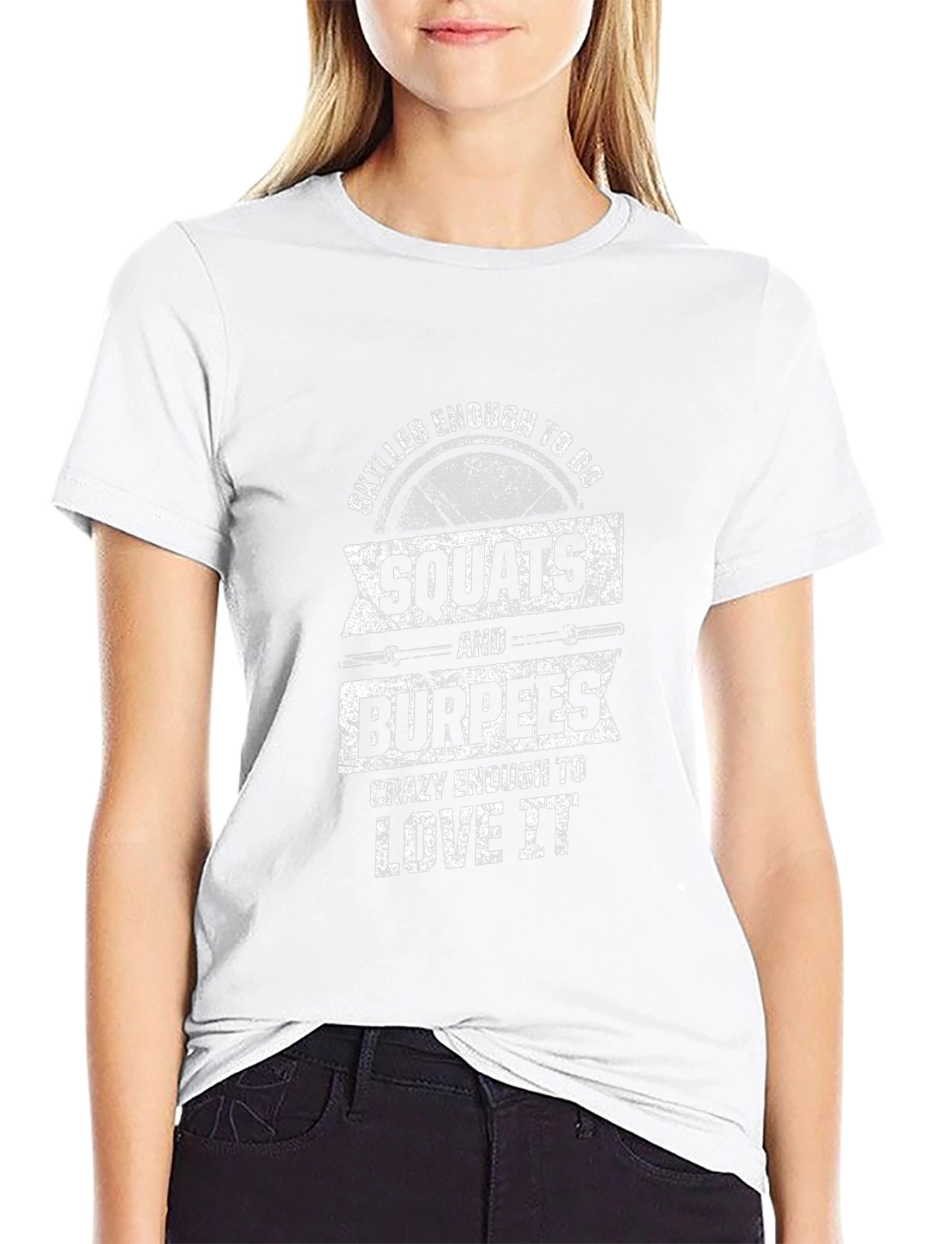 Squats & Burpees Workout T-Shirt - Fitness Apparel