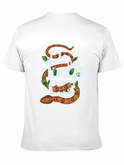I Just Really Like Snakes OK? Mens T-shirt