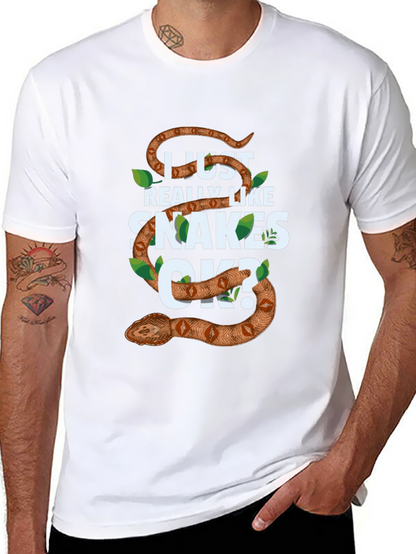 I Just Really Like Snakes OK? Mens T-shirt
