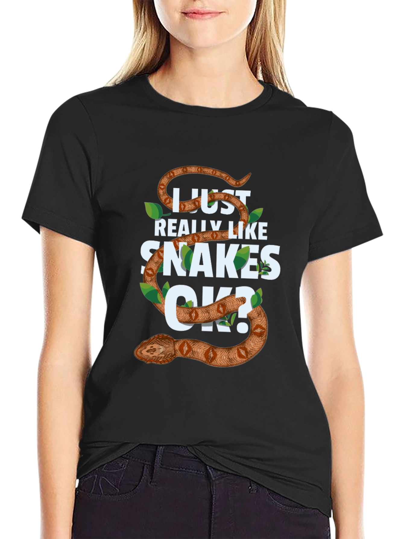 I Just Really Like Snakes OK? Mens T-shirt