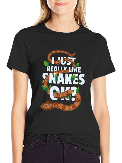 I Just Really Like Snakes OK? Mens T-shirt