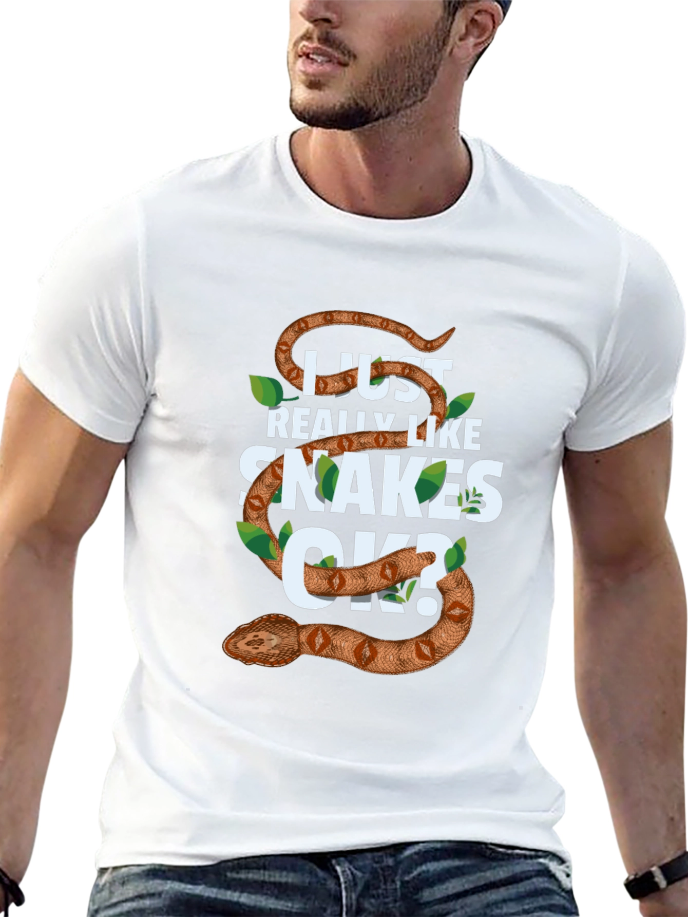 I Just Really Like Snakes OK? Mens T-shirt