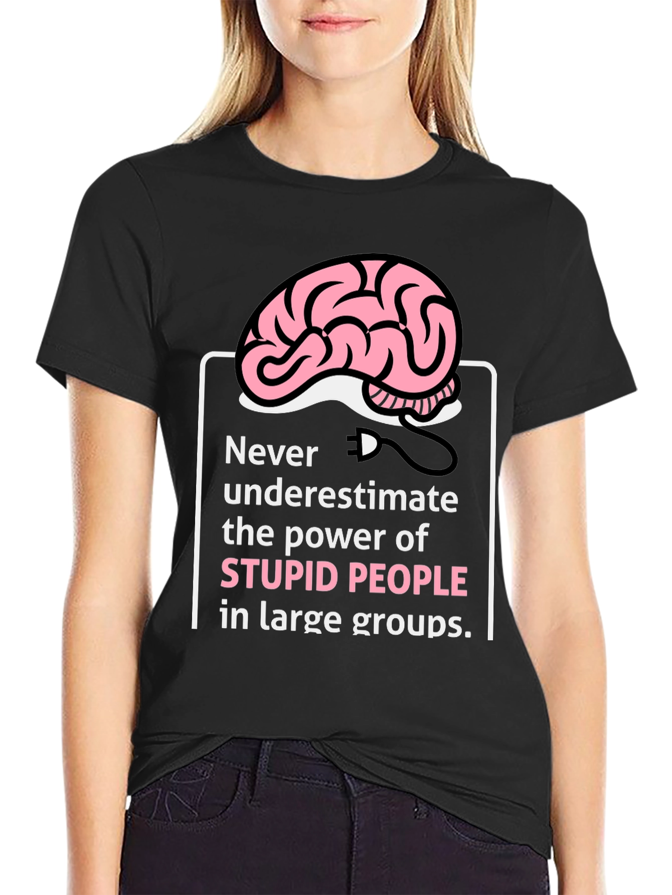 Stupid People Power T-Shirt