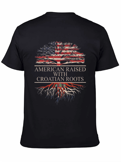 American Raised With Croatian Roots T-Shirt