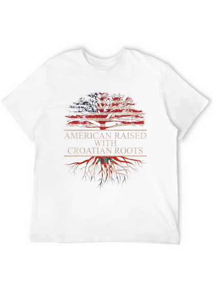 American Raised With Croatian Roots T-Shirt