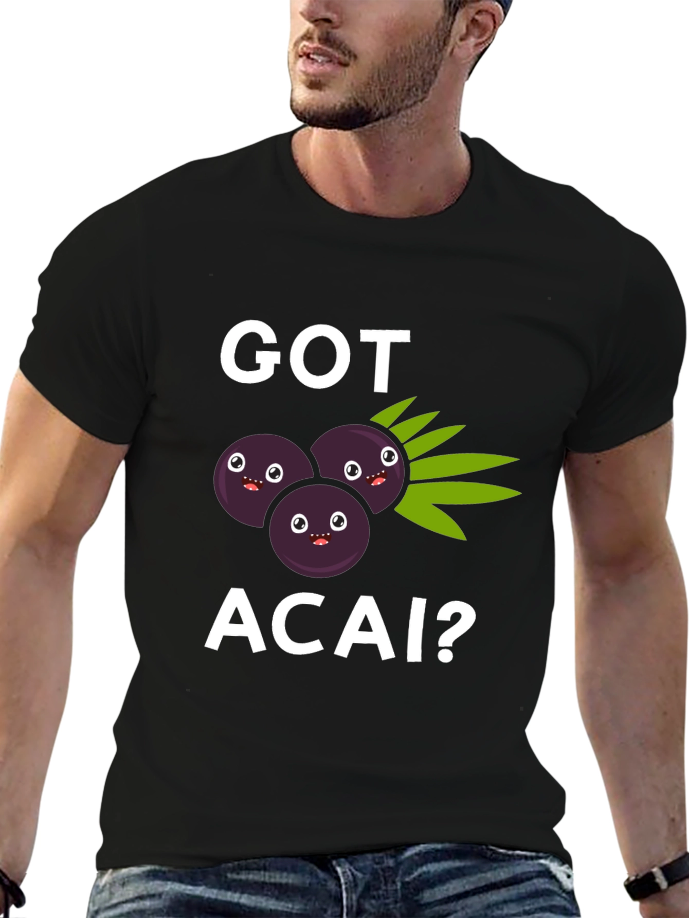 Got Acai? Graphic T-Shirt Funny Fruit Tee