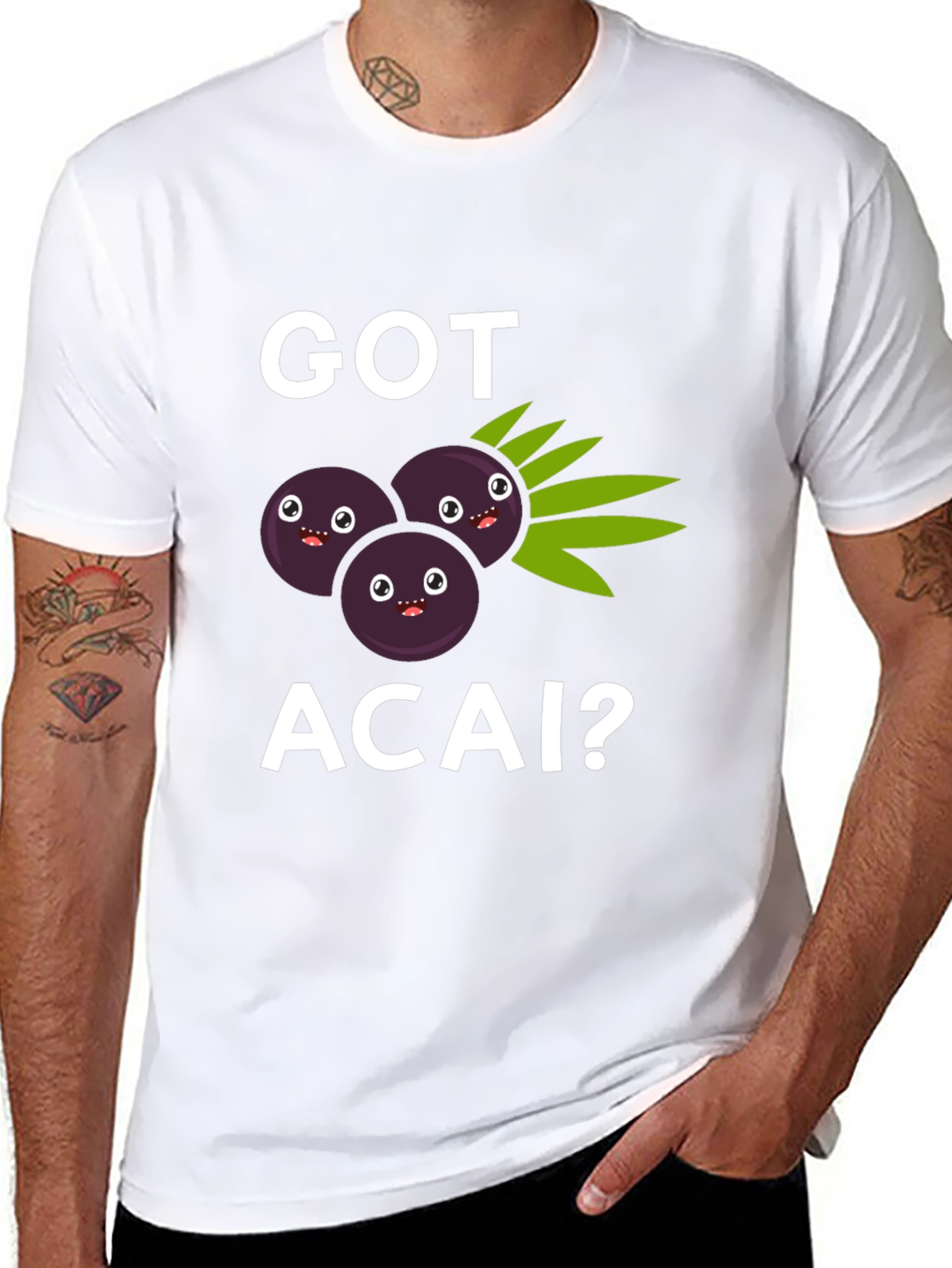 Got Acai? Graphic T-Shirt Funny Fruit Tee