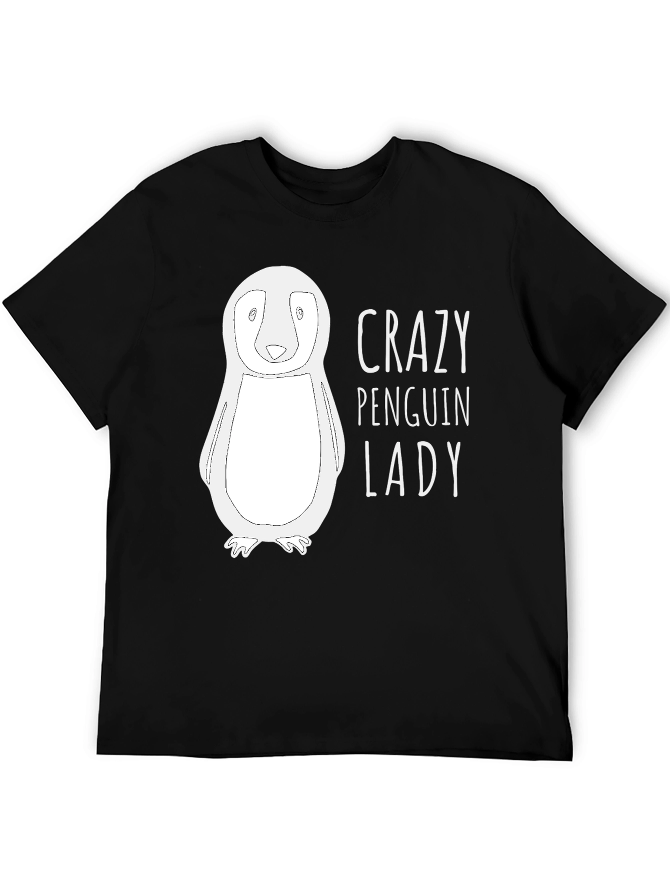 Crazy Penguin Lady T-Shirt - Funny Animal Lover Tee