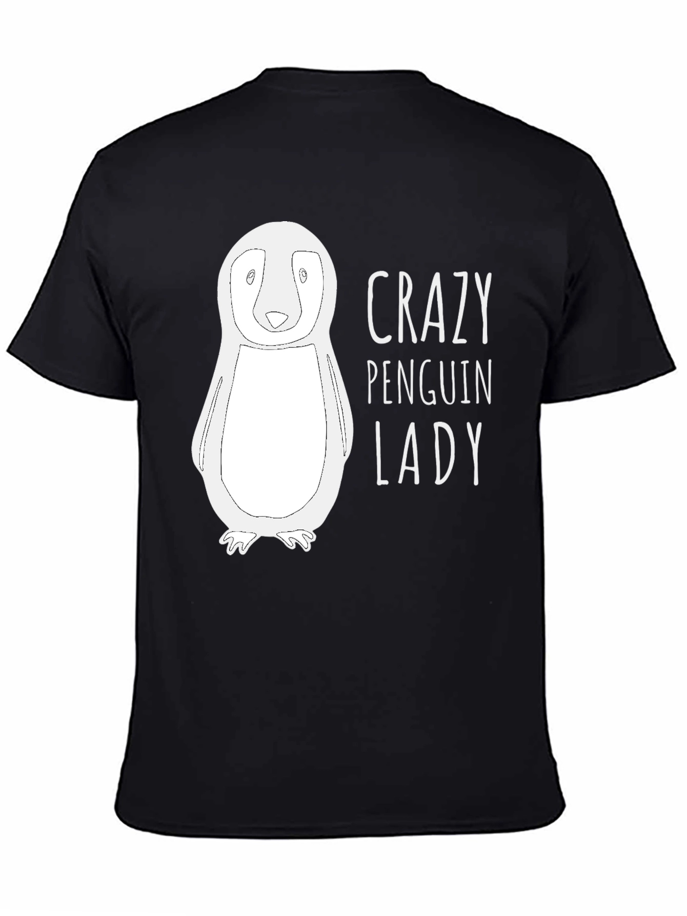 Crazy Penguin Lady T-Shirt - Funny Animal Lover Tee