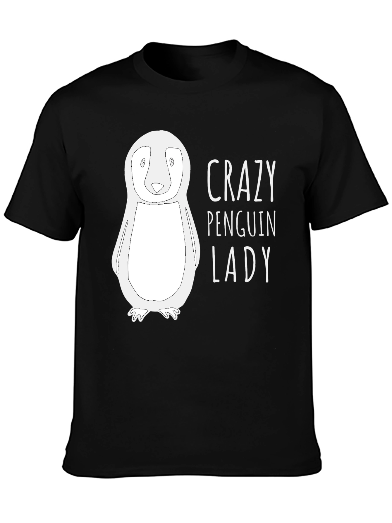 Crazy Penguin Lady T-Shirt - Funny Animal Lover Tee