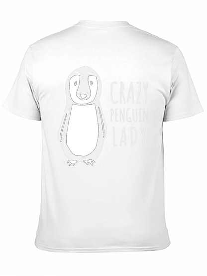 Crazy Penguin Lady T-Shirt - Funny Animal Lover Tee