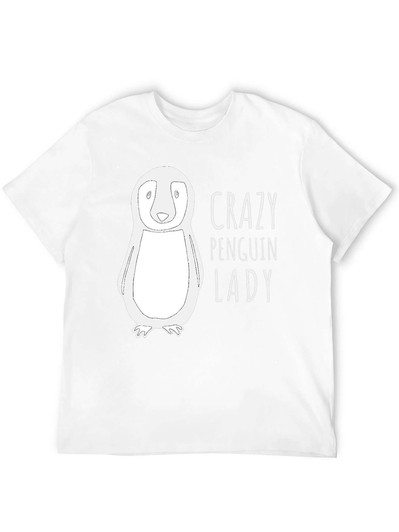 Crazy Penguin Lady T-Shirt - Funny Animal Lover Tee