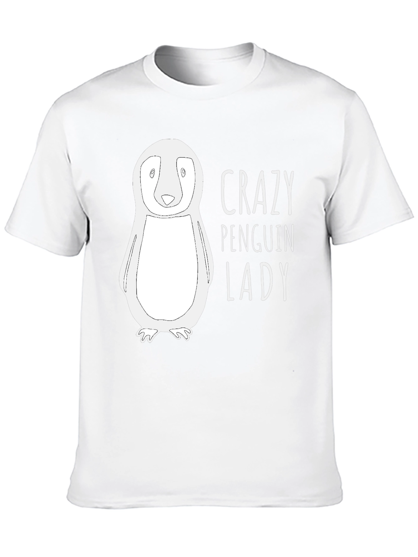 Crazy Penguin Lady T-Shirt - Funny Animal Lover Tee