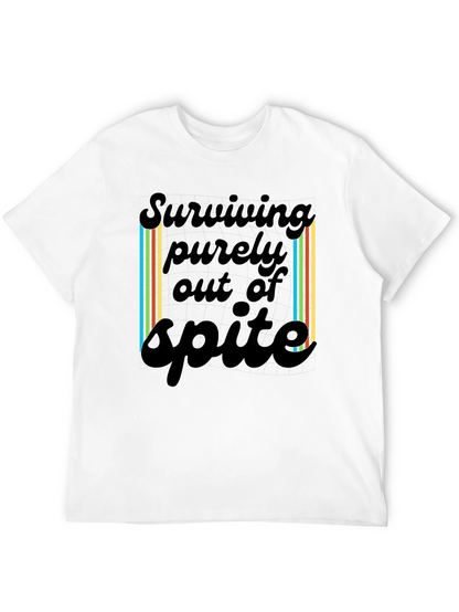 Surviving Spite T-Shirt - Black Casual Tee