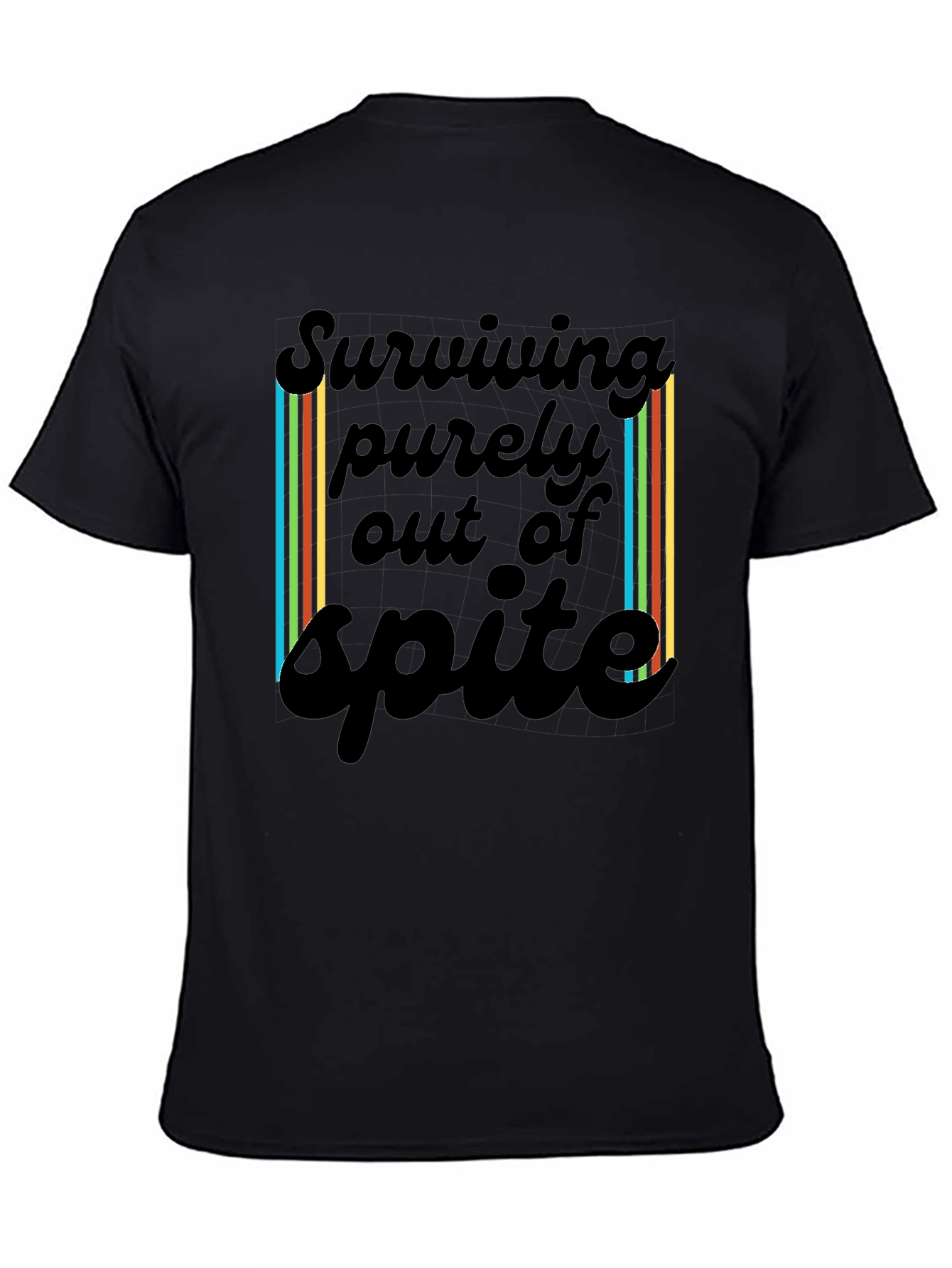 Surviving Spite T-Shirt - Black Casual Tee