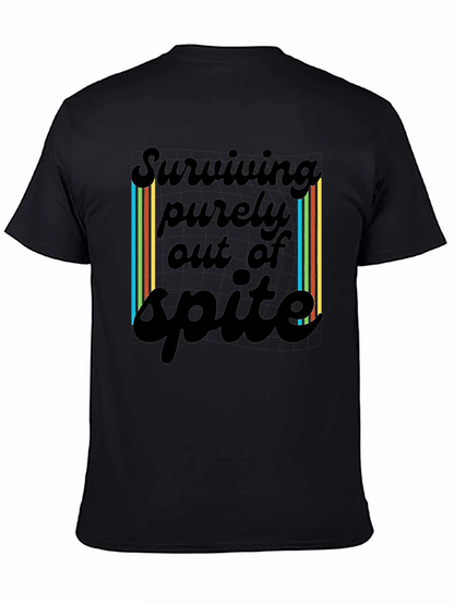 Surviving Spite T-Shirt - Black Casual Tee