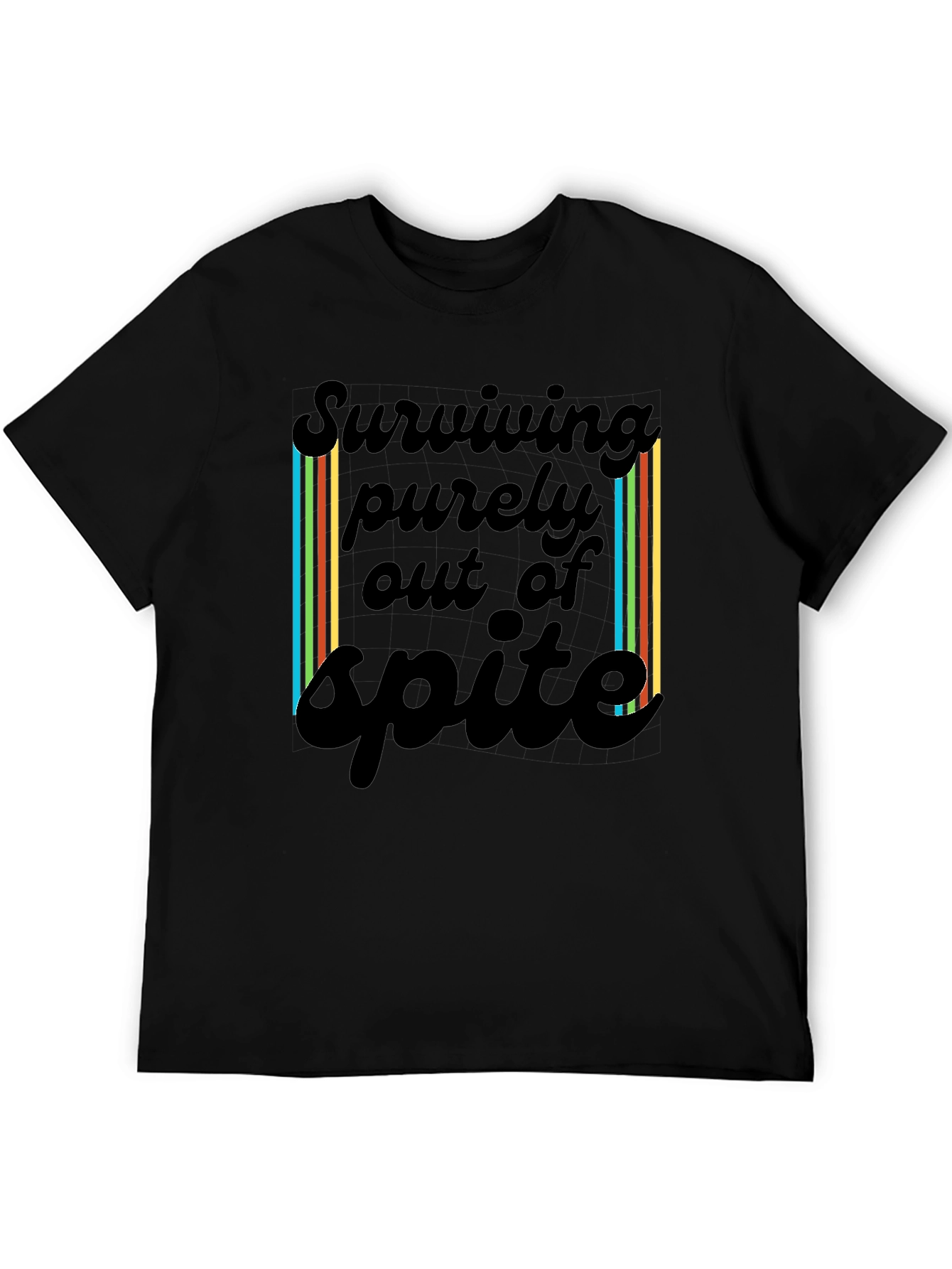 Surviving Spite T-Shirt - Black Casual Tee