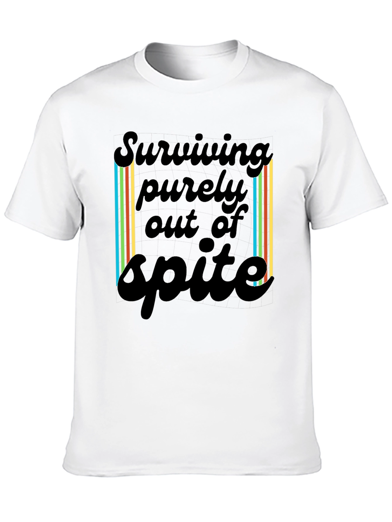 Surviving Spite T-Shirt - Black Casual Tee